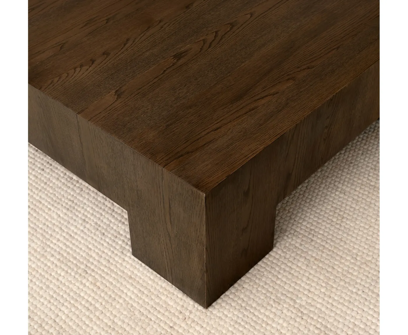 Sleepo Collection Chunky Soffbord Brunbetsad Ek 90x90