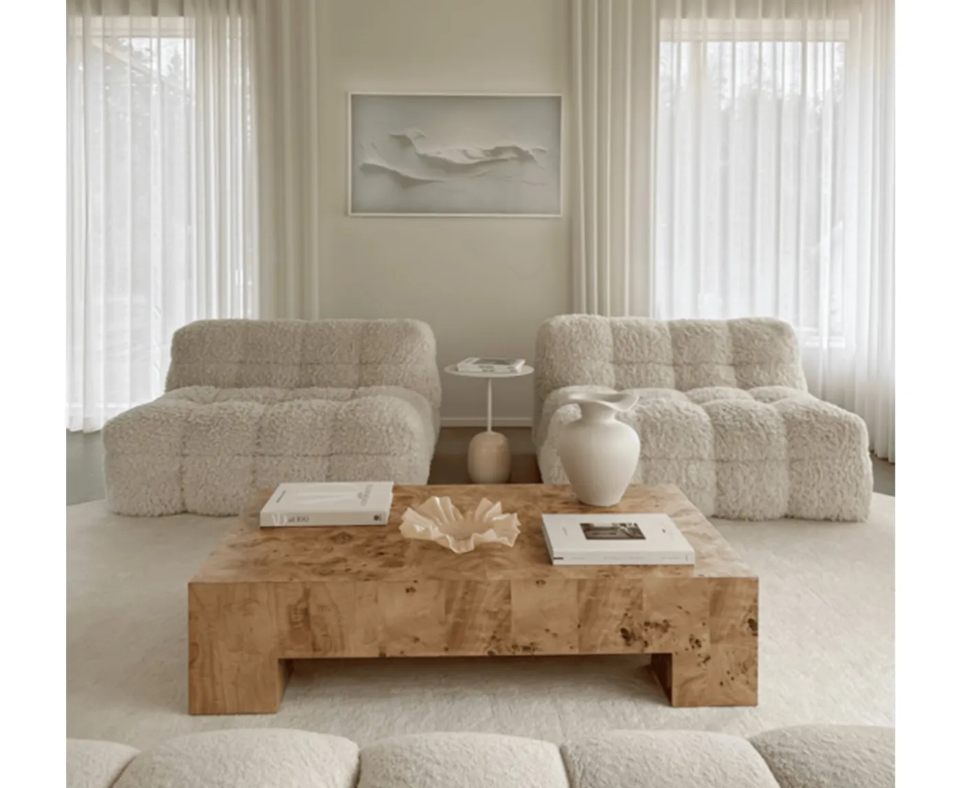 Sleepo Collection Chunky Soffbord Poppel 130x70