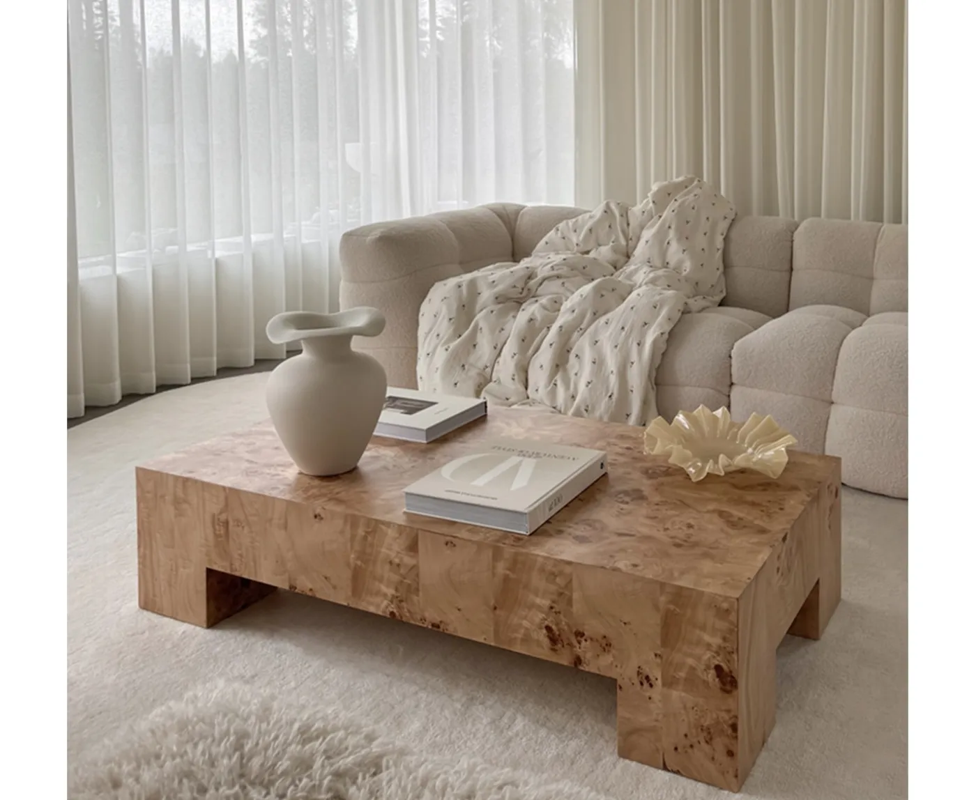 Sleepo Collection Chunky Soffbord Poppel 130x70