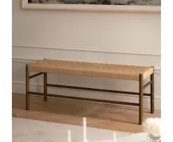 Sleepo Collection Colin Bänk Brunbetsad Ek 120cm