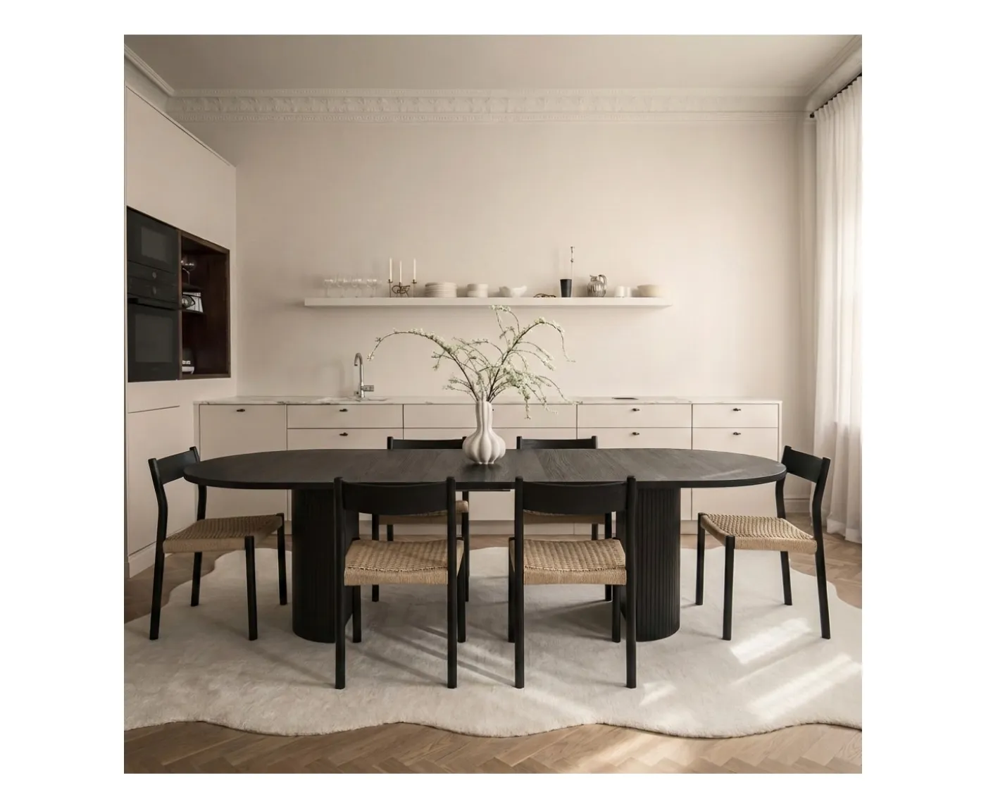 Sleepo Collection Colin Matstol Svartbetsad Ek