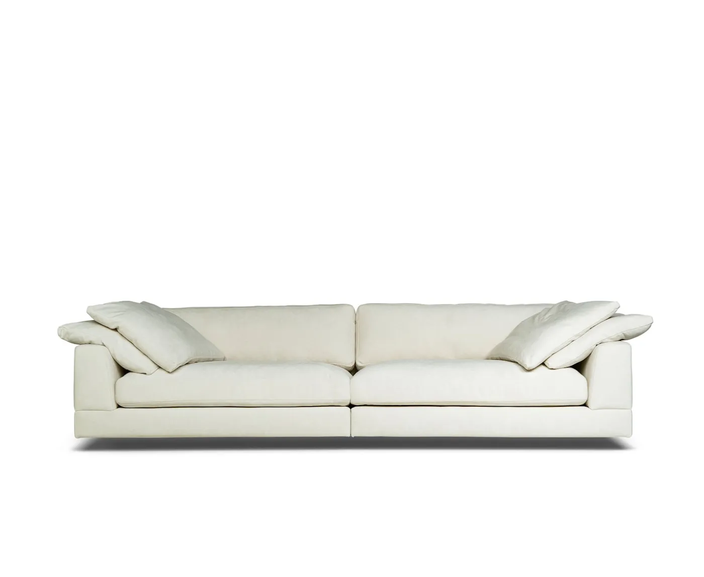Sleepo Collection Cooper 4-sits Soffa Creme 324cm