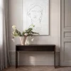 Sleepo Collection Esme Konsolbord med Hylla Brunbetsad Ek 125cm