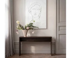 Sleepo Collection Esme Konsolbord med Hylla Brunbetsad Ek 125cm