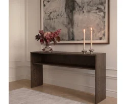 Sleepo Collection Esme Konsolbord med Hylla Brunbetsad Ek 160cm