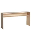 Sleepo Collection Esme Konsolbord med Hylla Vitoljad Ek 160cm
