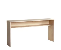 Sleepo Collection Esme Konsolbord med Hylla Vitoljad Ek 160cm