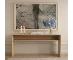 Sleepo Collection Esme Konsolbord med Hylla Vitoljad Ek 160cm