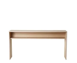 Sleepo Collection Esme Konsolbord med Hylla Vitoljad Ek 160cm