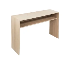 Sleepo Collection Esme Konsolbord med Hylla Vitoljad Ek 125cm