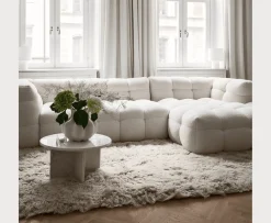 Sleepo Collection Fluffy Flokati Matta Greige 140x200