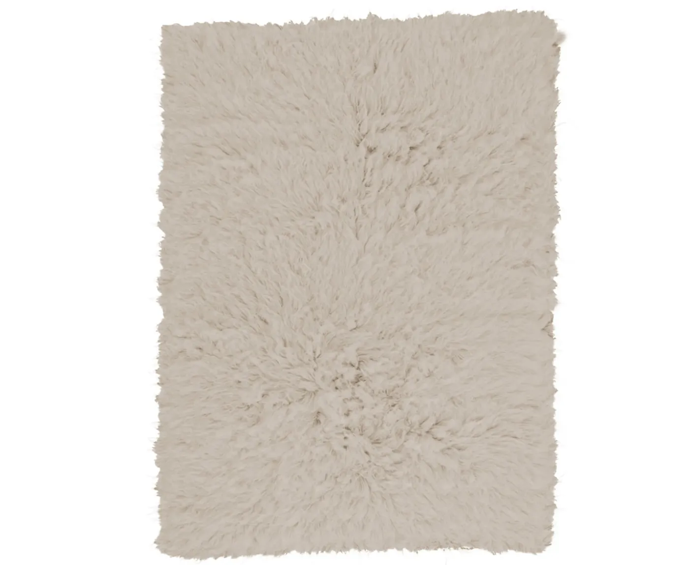 Sleepo Collection Fluffy Flokati Matta Greige 140x200