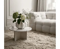 Sleepo Collection Fluffy Flokati Matta Greige 140x200