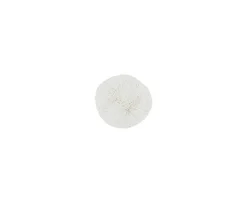 Sleepo Collection Fluffy Flokati Matta White Ø120