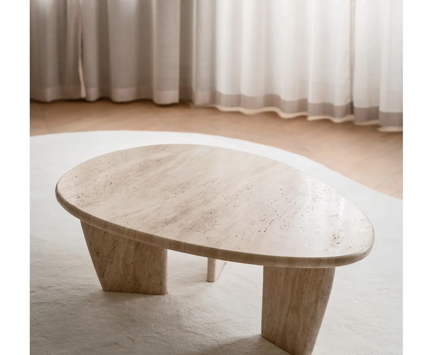 Sleepo Collection Francis Soffbord Travertin 120cm