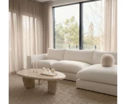 Sleepo Collection Francis Soffbord Travertin 120cm