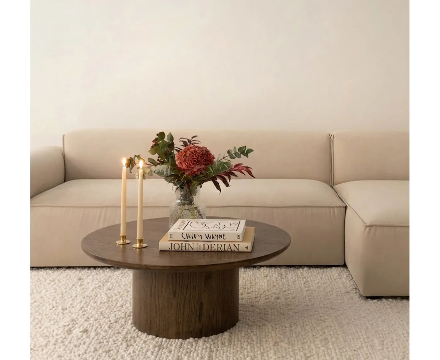 Sleepo Collection Gia Soffbord Brunbetsad Ek 90cm