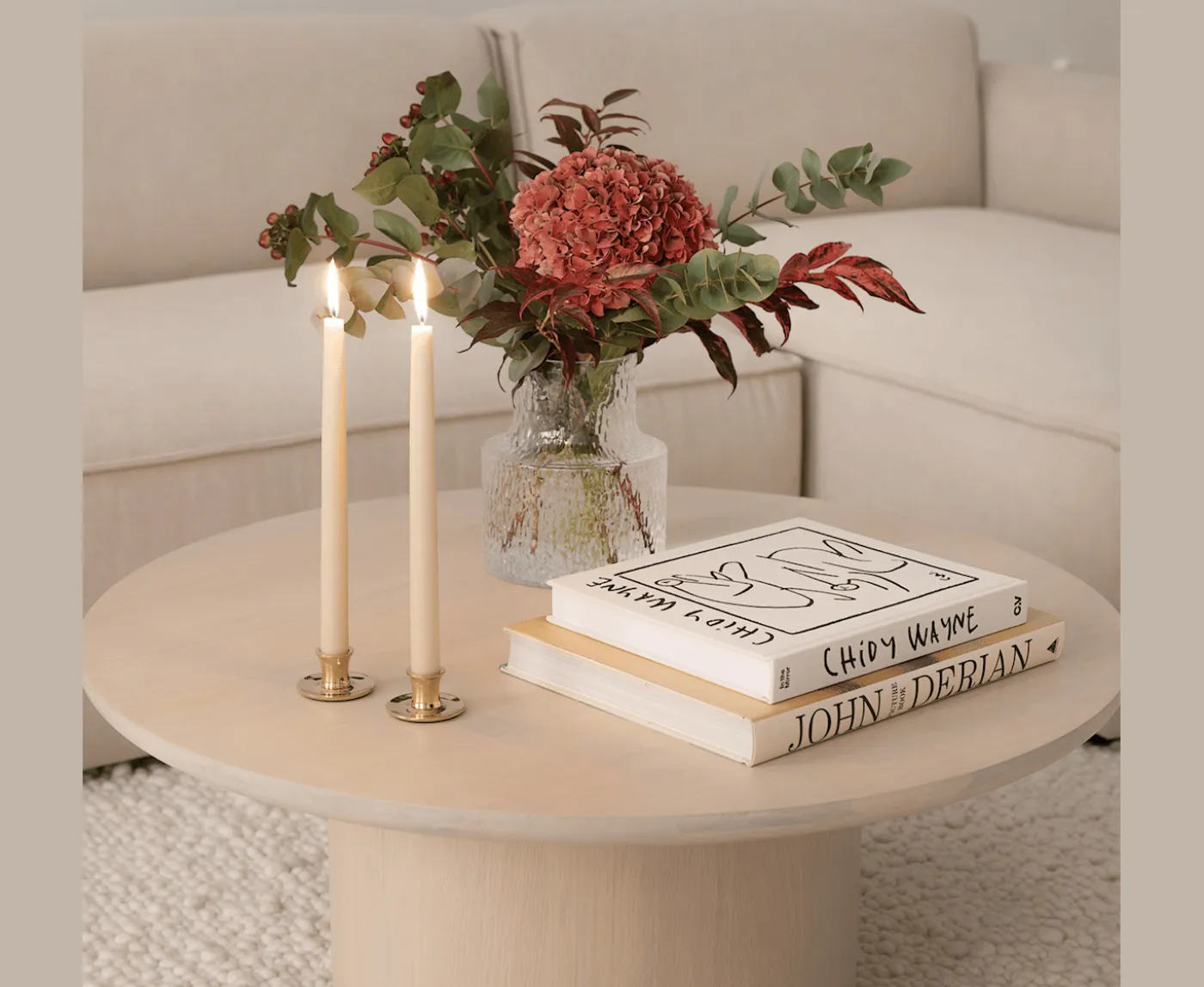 Sleepo Collection Gia Soffbord Vitoljad Ek 90cm
