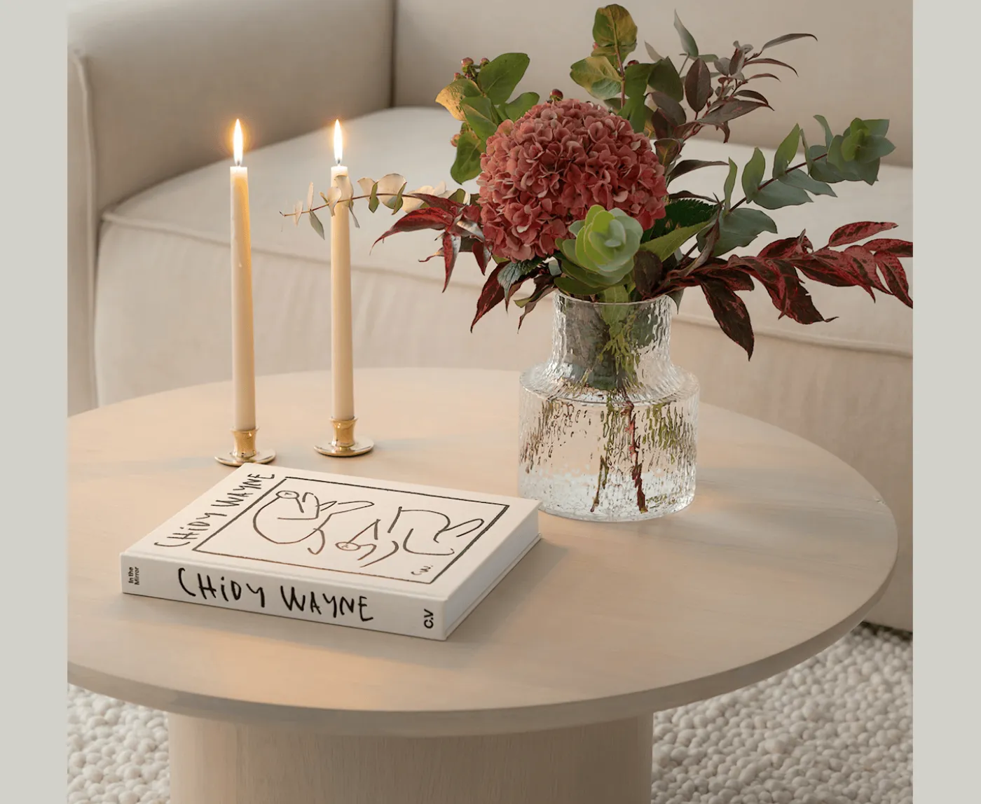 Sleepo Collection Gia Soffbord Vitoljad Ek 90cm