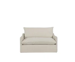 Sleepo Collection Grace Love Seat Light Linen 136cm