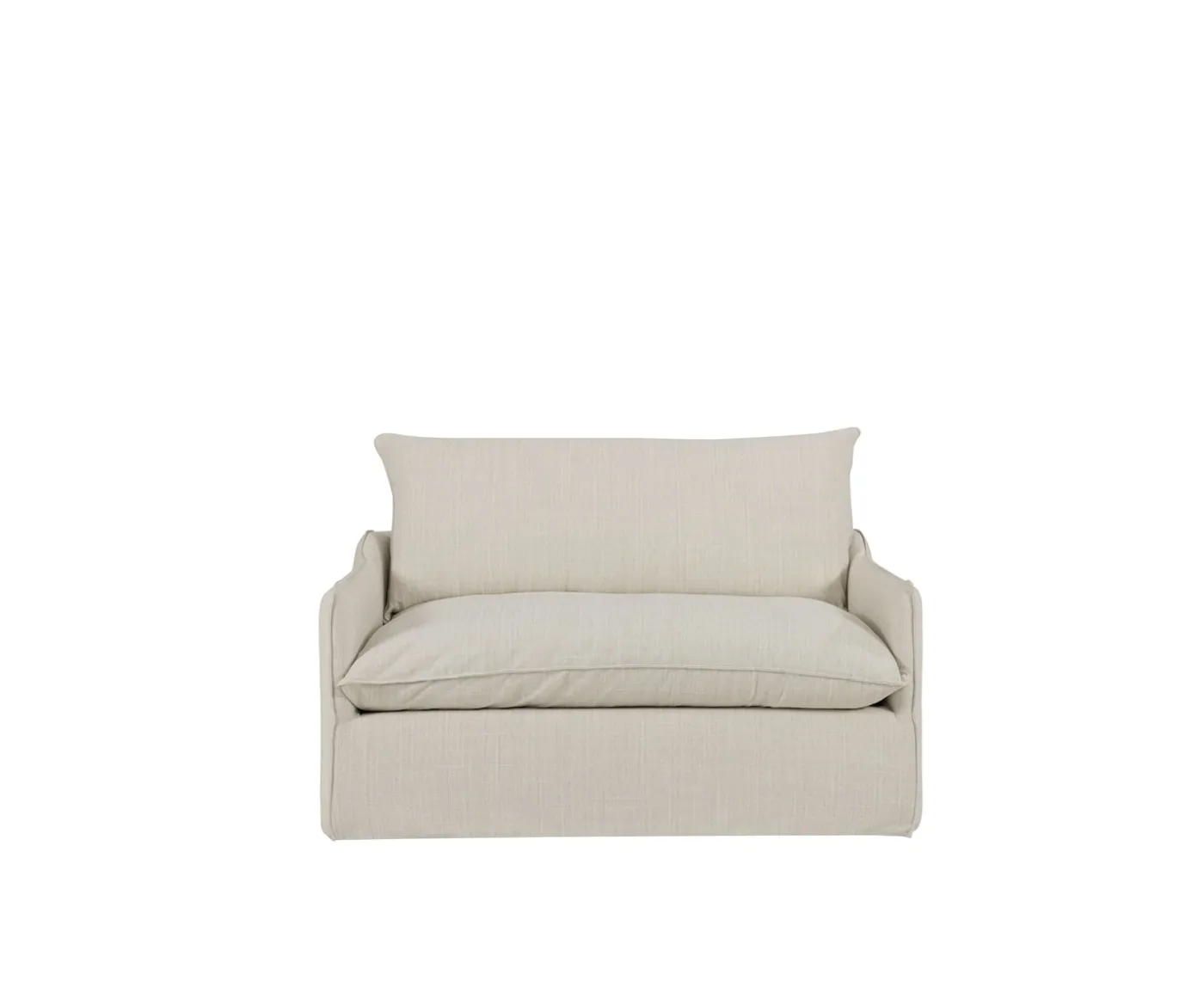 Sleepo Collection Grace Love Seat Light Linen 136cm