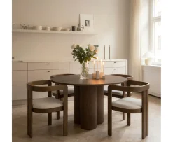 Sleepo Collection Laura Matbord Brunbetsad Ek Ø130