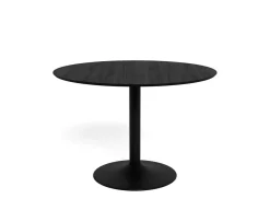 Sleepo Collection Livia Matbord Svart Ø110