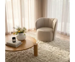 Sleepo Collection Lollo Fåtölj Beige Bouclé