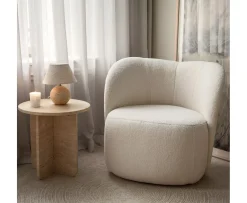 Sleepo Collection Lollo Fåtölj Creme Teddy