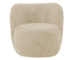 Sleepo Collection Lollo Fåtölj Fårskinn White