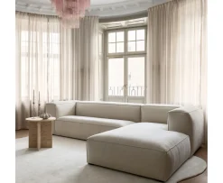 Sleepo Collection Luca Divansoffa Höger Creme 309cm