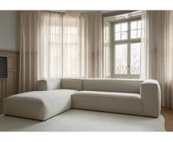 Sleepo Collection Luca Divansoffa Vänster Creme 309cm
