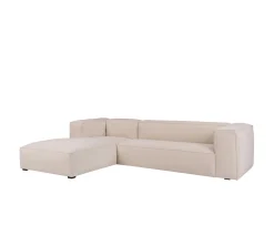 Sleepo Collection Luca Divansoffa Vänster Creme 309cm