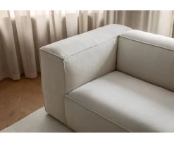 Sleepo Collection Luca 3-sits Soffa Creme 235cm