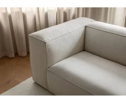 Sleepo Collection Luca 4-sits Soffa Creme 265cm
