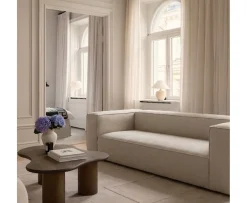 Sleepo Collection Luca 4-sits Soffa Creme 265cm