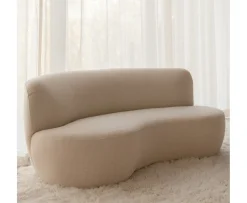 Sleepo Collection Moon 3-sits Soffa Bouclé Beige 190cm