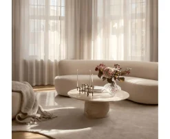 Sleepo Collection Moon 4-sits Soffa Bouclé Beige 240cm