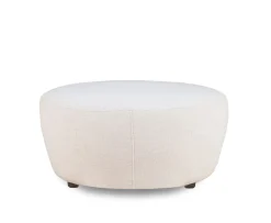Sleepo Collection Moon Sittpuff Bouclé Beige 80cm