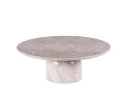 Sleepo Collection Nicola Soffbord Marmor Greige Ø110