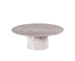 Sleepo Collection Nicola Soffbord Marmor Greige Ø95