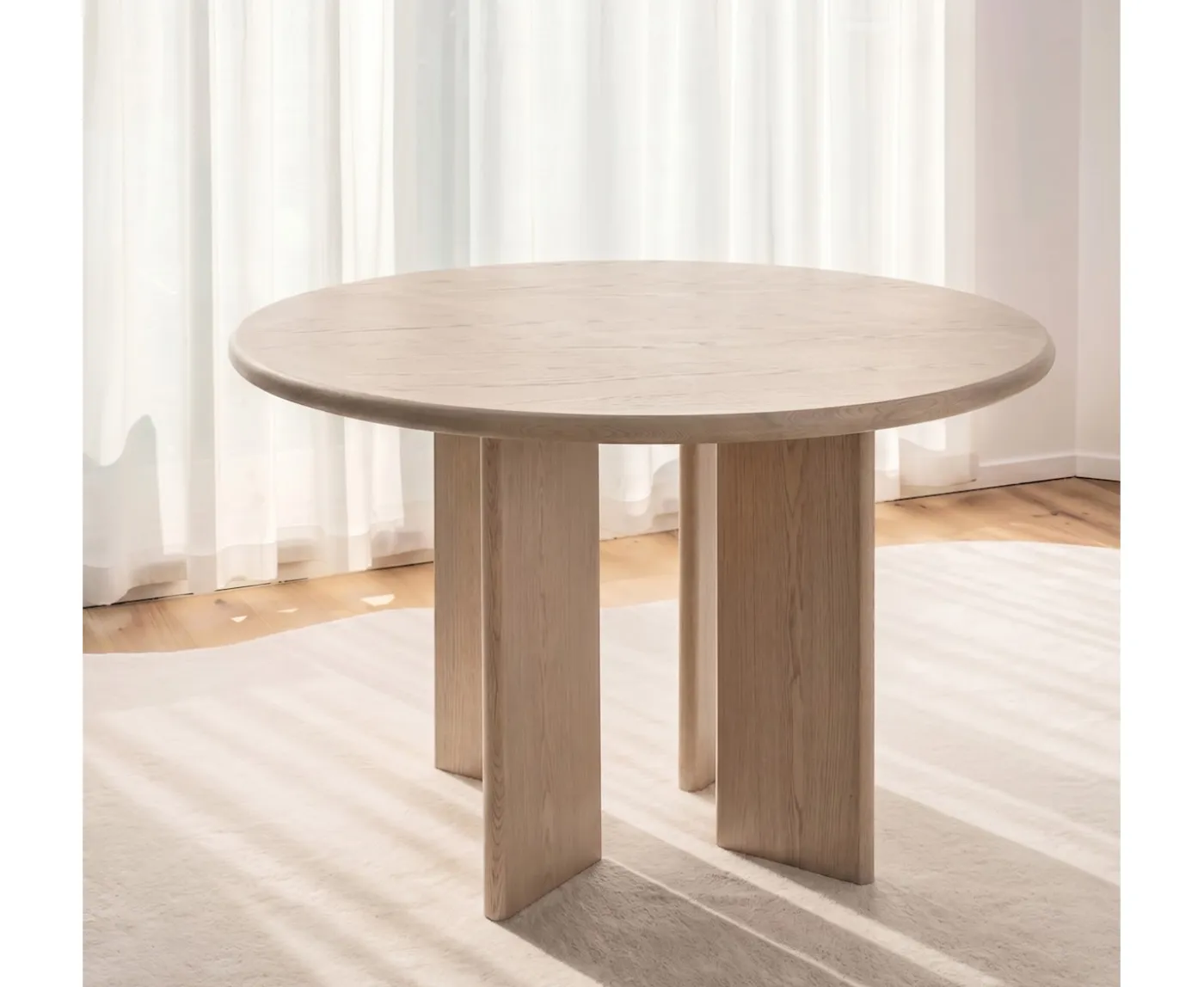 Sleepo Collection Ollie Matbord Vitoljad Ek 120cm