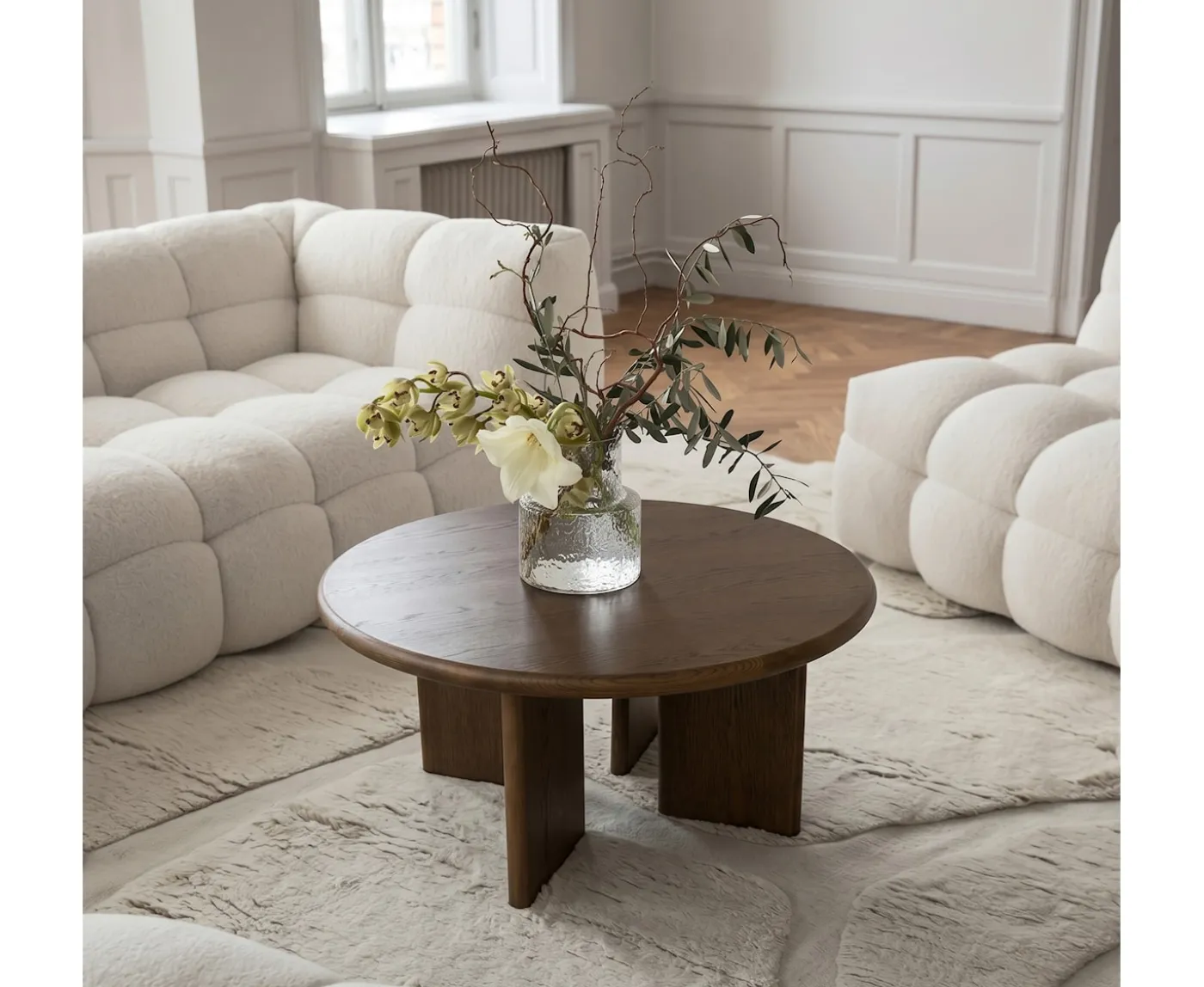 Sleepo Collection Ollie Soffbord Brunbetsad Ek 90cm