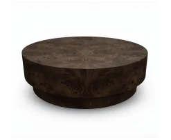 Sleepo Collection Poppy Soffbord Brunbetsad Poppel Ø100
