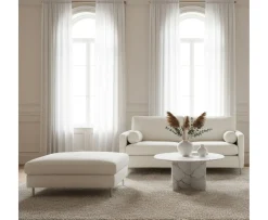Sleepo Collection Åre Fotpall Creme 70x110