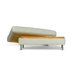 Sleepo Collection Åre Fotpall Creme 70x110