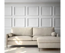 Sleepo Collection Åre 3-sits Soffa Beige 227cm
