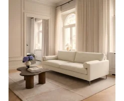 Sleepo Collection Åre 4-sits Soffa Creme 257cm