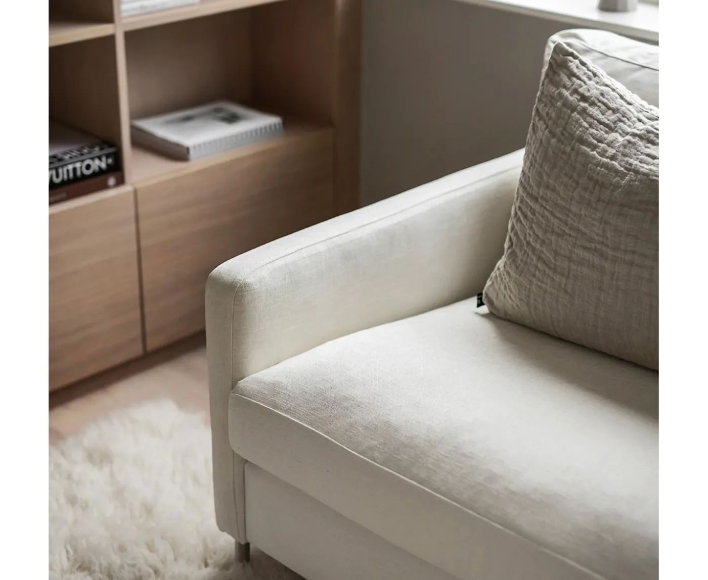 Sleepo Collection Åre 2-sits Soffa White 177cm