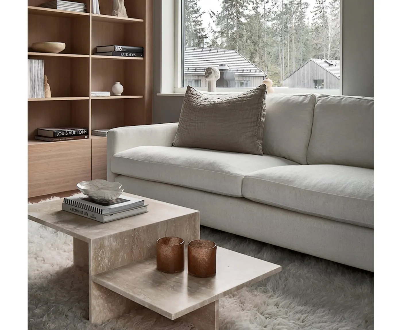 Sleepo Collection Åre 2-sits Soffa White 177cm